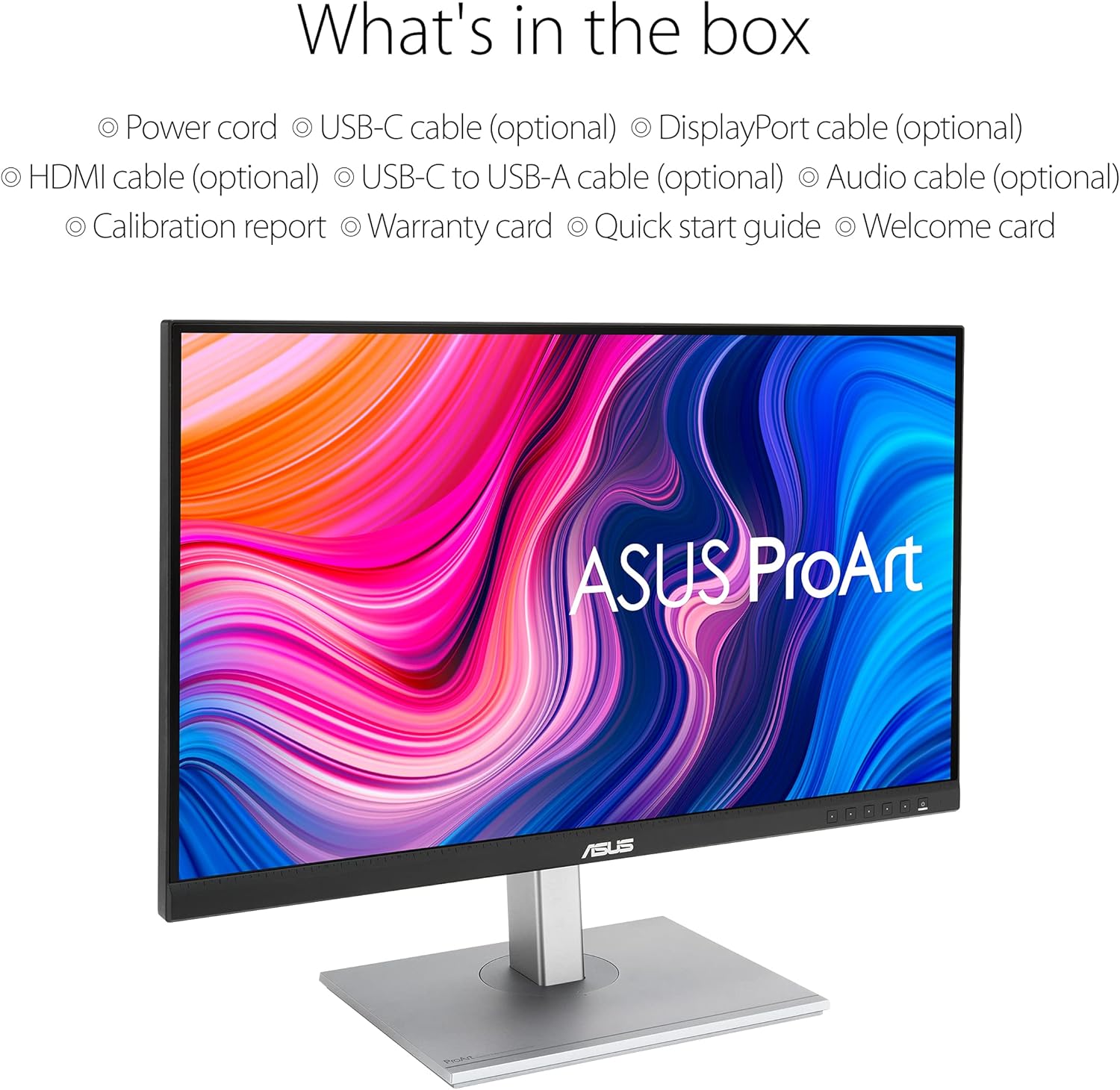 Thumbnail 1 de ASUS ProArt Display PA279CV 27-inch 4K UHD IPS professional monitor with USB-C