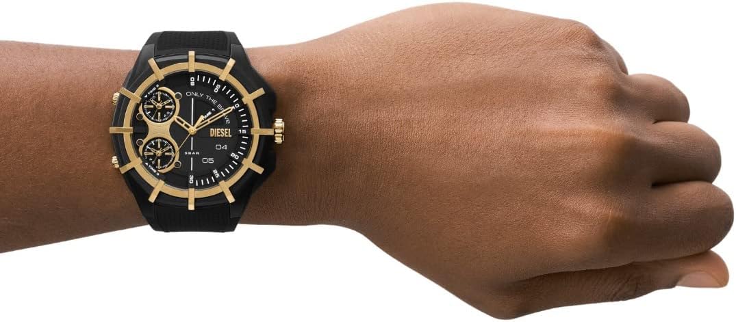 Thumbnail 4 de Diesel Double Up Watch for Men – Montre homme noir, boîtier 51 mm