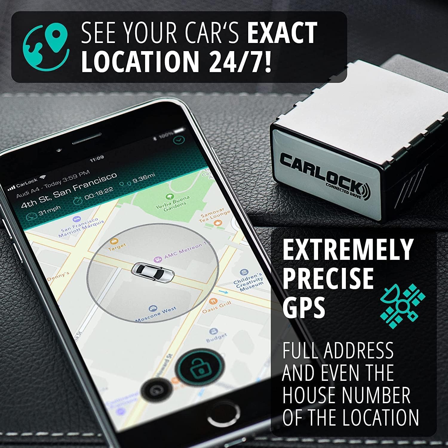 Detalle 2 de CarLock Real Time UK 4G GPS Tracker