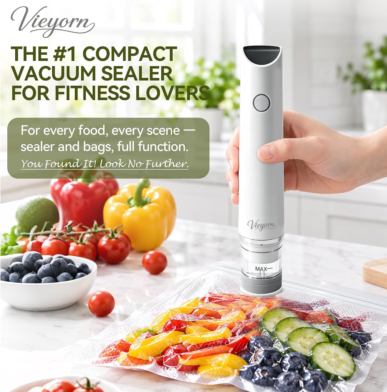 Thumbnail 6 de Vieyorn Food Vacuum Sealer Compact