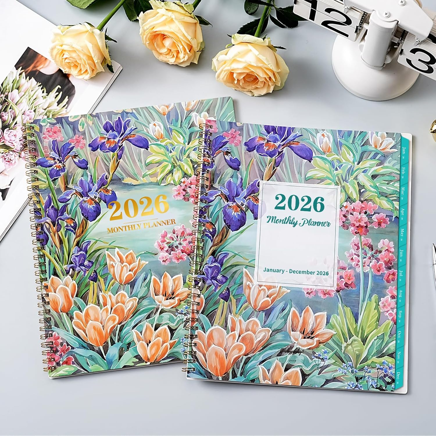 Thumbnail 1 de 2026 Monthly Planner for Daily Organizing 📓