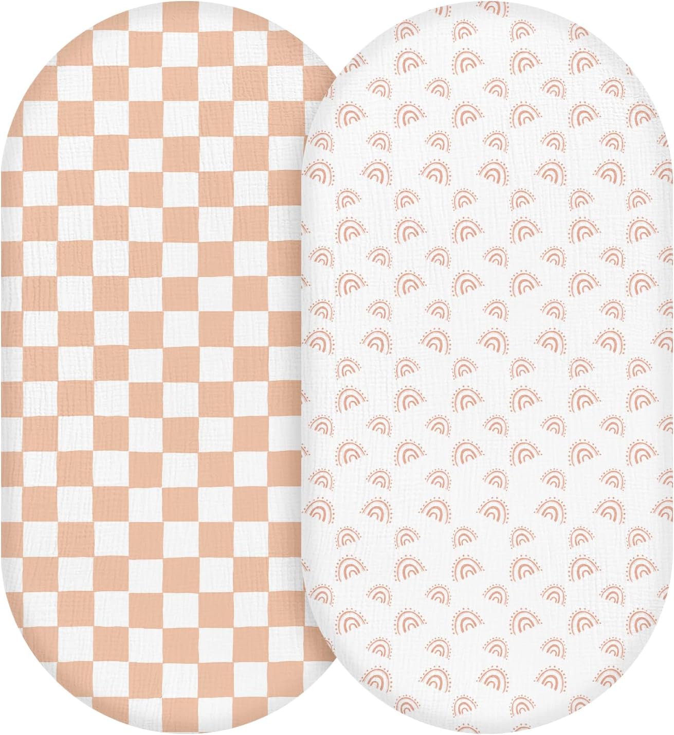 Detalle de Muslin crib sheets 2-pack, 83 x 43 cm