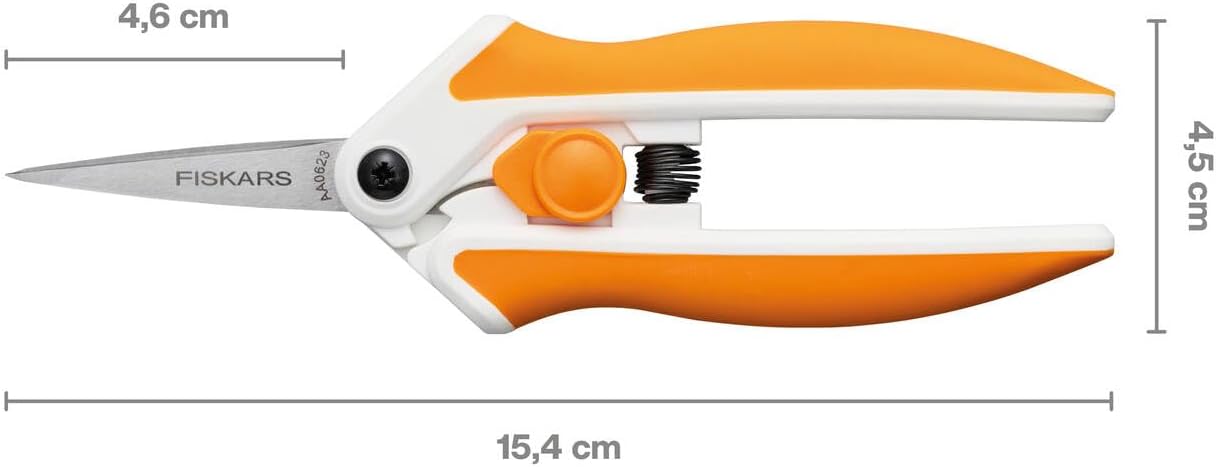 Detalle de Fiskars Forbici Softgrip per Tessuti 15 cm con Micropunta, Easy Action