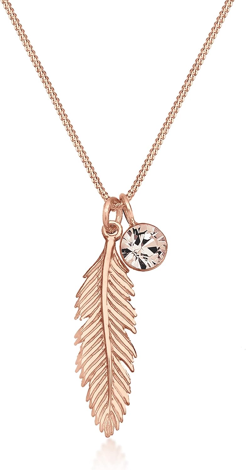 Thumbnail 6 de Elli Halskette Damen Feder Anhänger Boho – 925 Sterling Silber