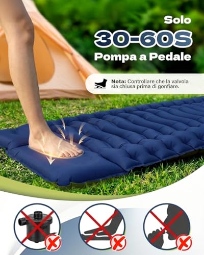 Detalle de Rgaden Esterilla Camping Autohinchable Ultraligera 190 × 70 × 15 cm