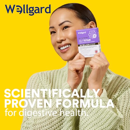 Detalle de Wellgard Gutstar Bio Cultures for Gut Health, 20 Billion CFU – 16 Strains | Vegan, UK Made
