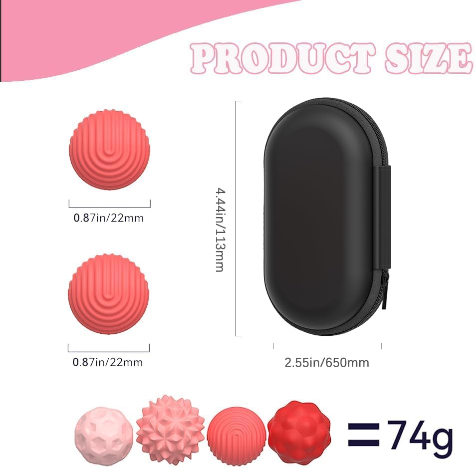 Detalle de Bambebe 8 Palle Magnetiche Antistress in Silicone – Set tattile portatile
