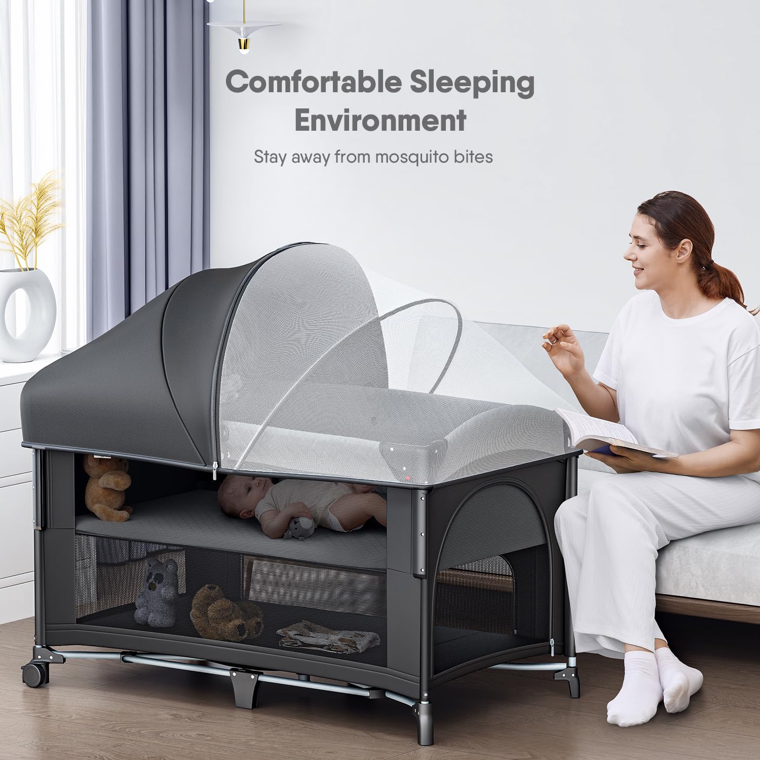 Thumbnail 1 de Obee Odee Baby Bassinet, Large Size