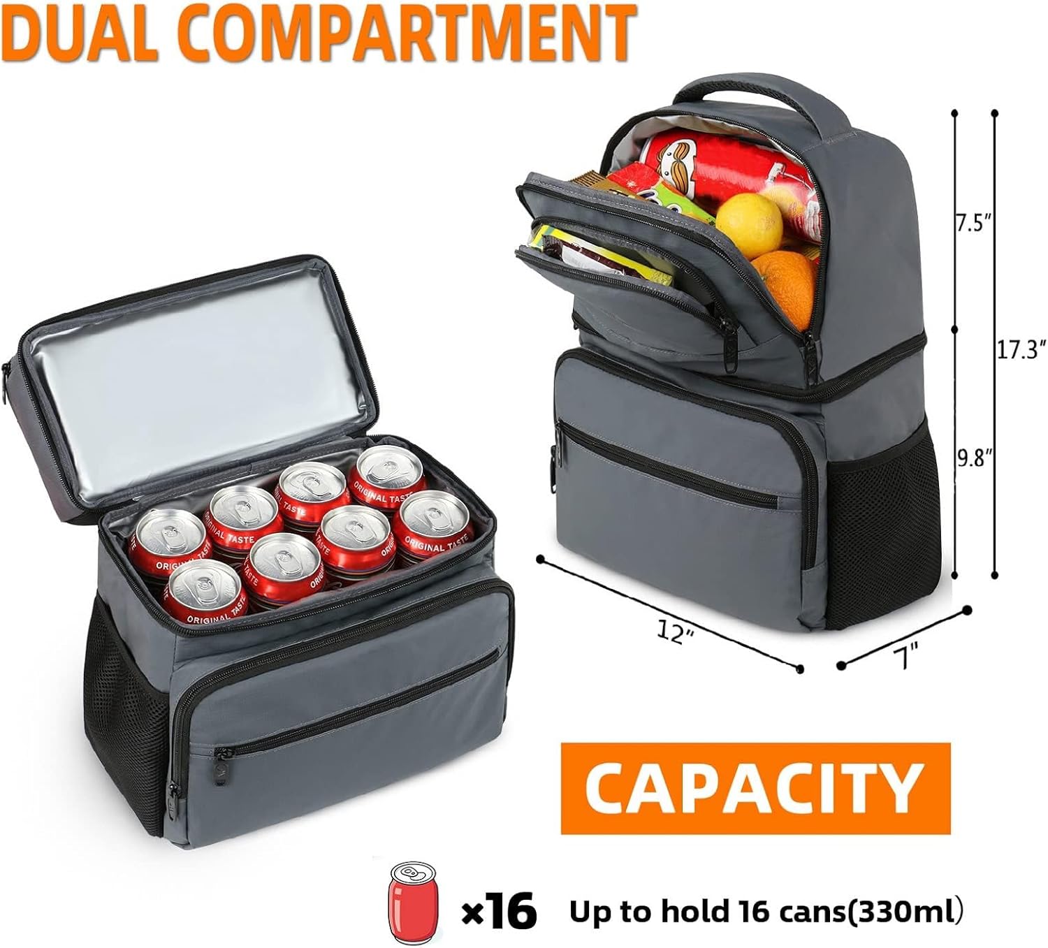 Detalle 2 de MATEIN Cooler Backpack, 26-can capacity