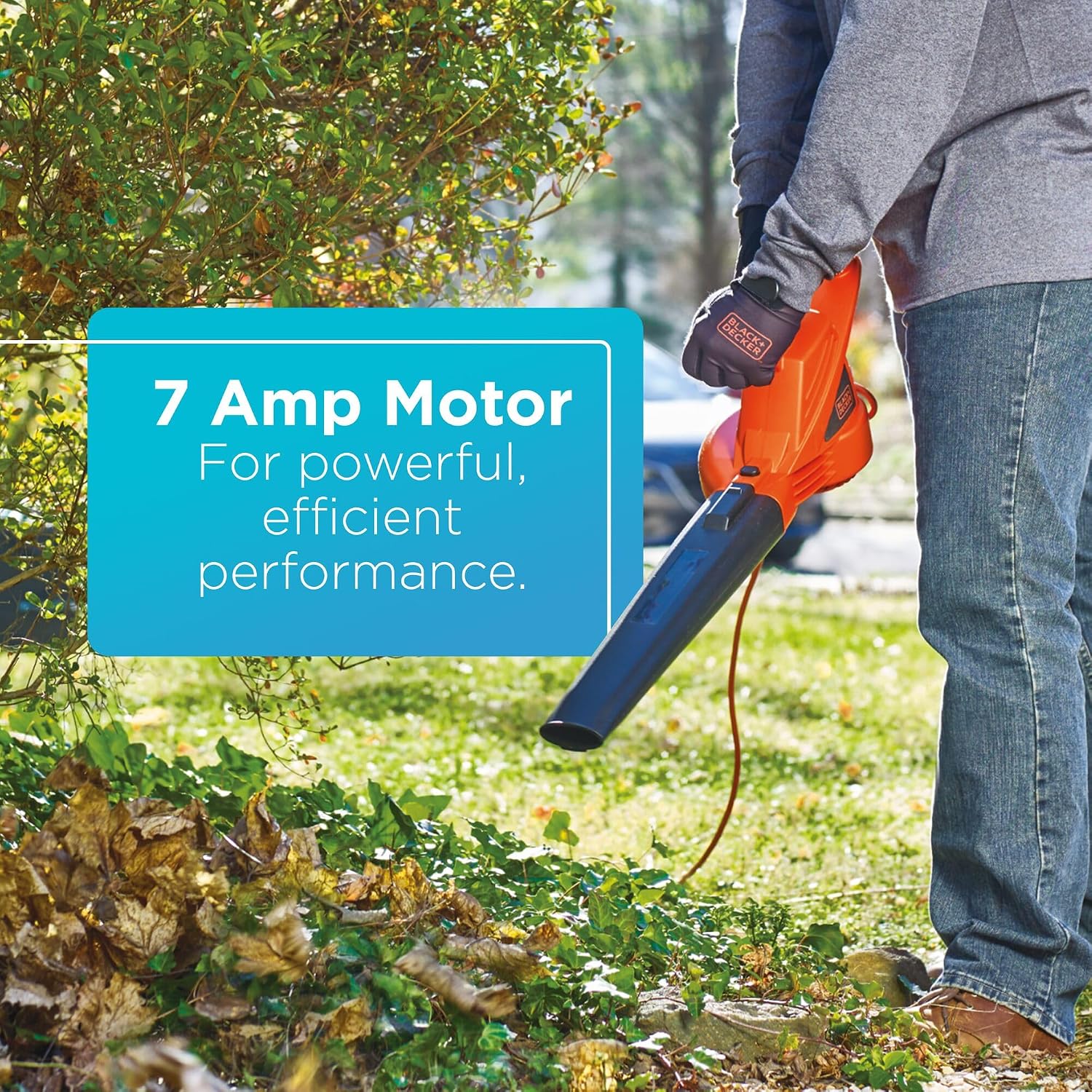 Detalle de BLACK+DECKER Electric Leaf Blower 7-Amp