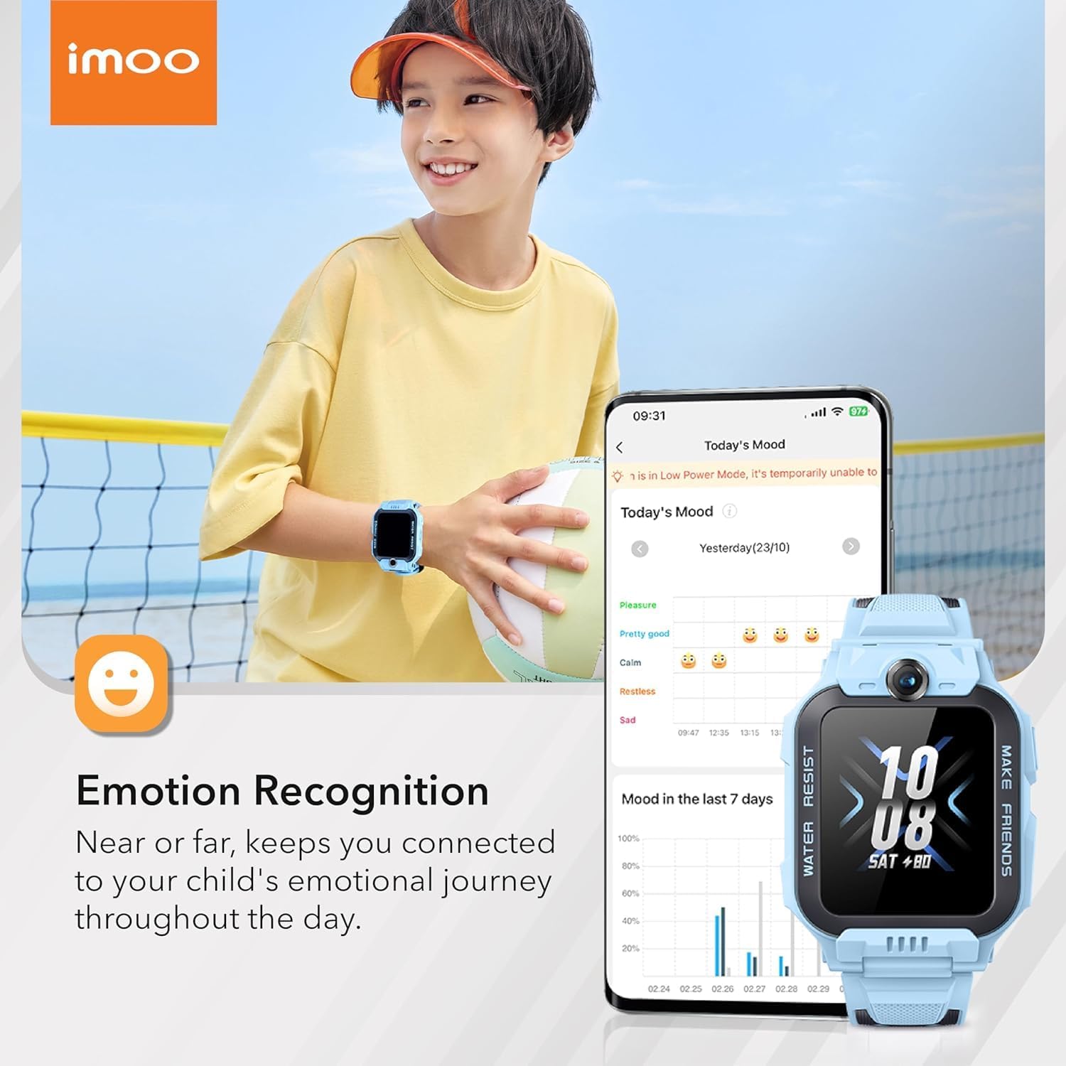 Thumbnail 5 de imoo Z7 Watch Phone Smart Watch for Kids – Two-Way Video Calls, GPS Location, and IPX8 Swimming Edition