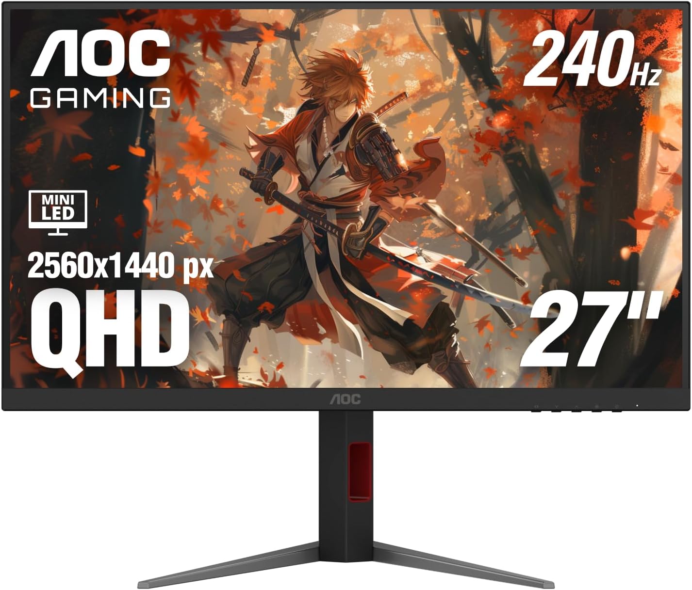 Detalle 2 de AOC Q27G3XMN 27-Inch QHD Mini LED Gaming Monitor