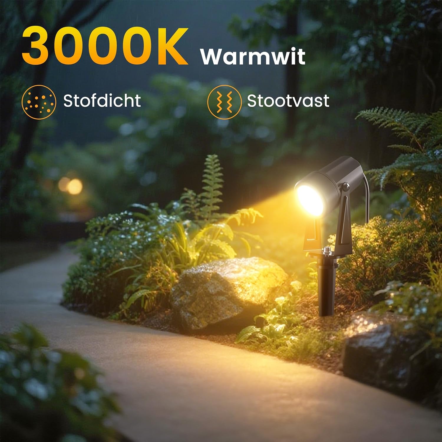 Thumbnail 2 de LONIUTO IL-SD-2235M10T tuinspots, 10 stuks, 3000K warm wit en IP65