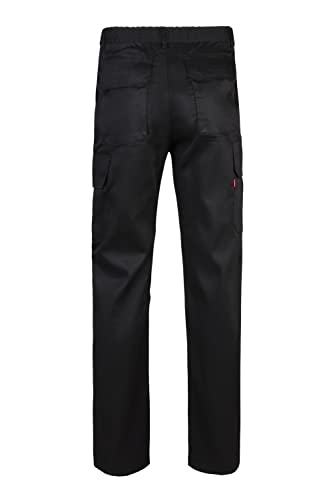 Detalle de Velilla 345 Pantalón Multibolsillos Negro – Talla 42