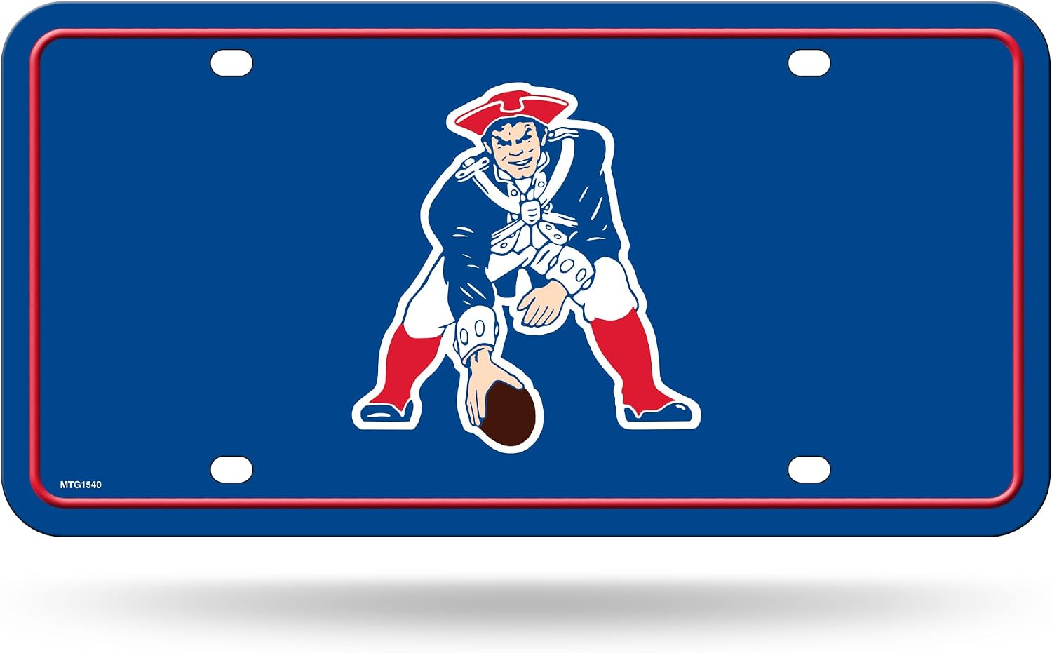 Thumbnail 6 de Rico Industries NFL Football Modern Retro Metal Auto Tag (6" x 12")
