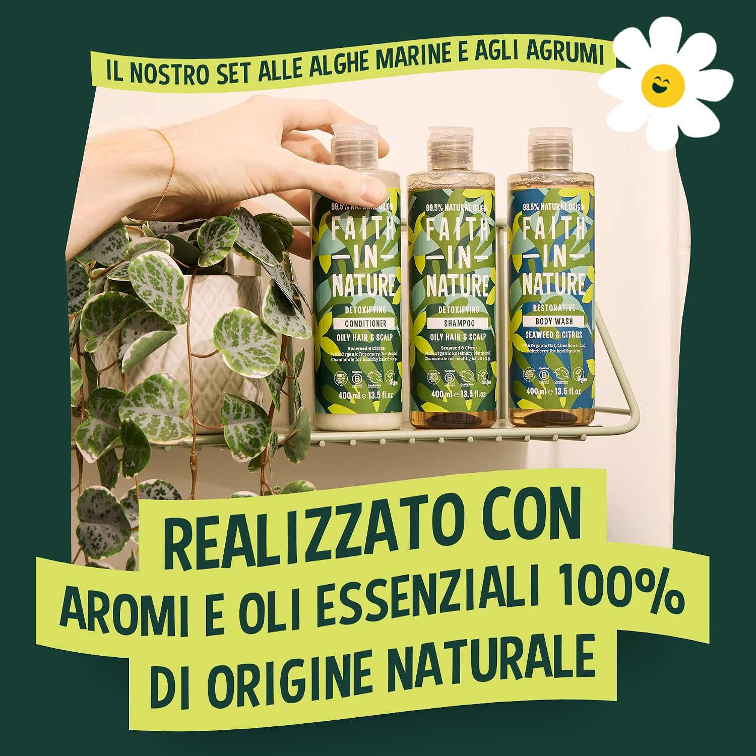 Thumbnail 6 de Faith In Nature Balsamo Detox Alghe Marine e Agrumi per Capelli e Cuoio Capelluto Grassi – 400ml