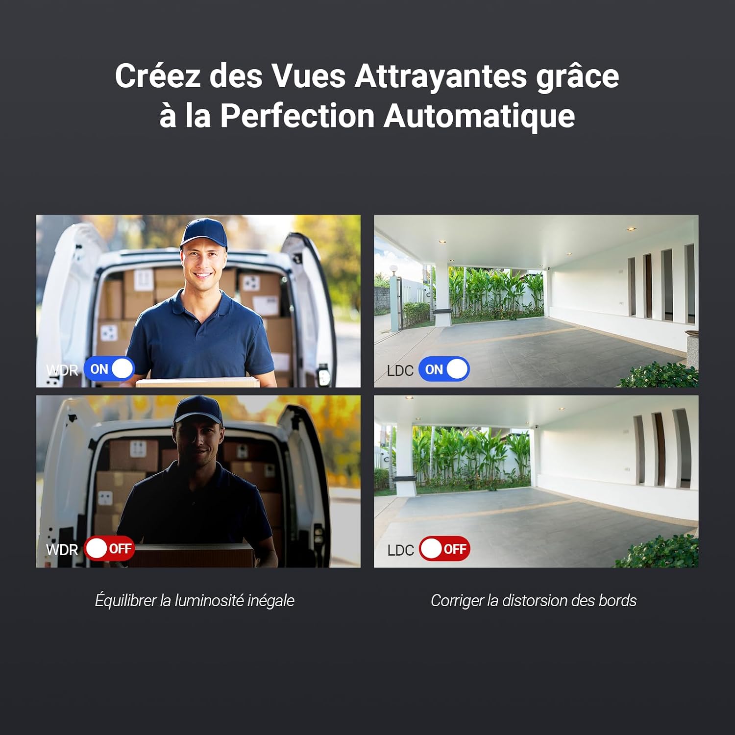 Detalle de EZVIZ Sonnette sans fil extérieure étanche EP8 Ultra avec carillon, double caméra 6MP+2MP et écran interactif