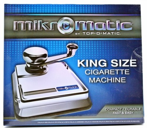 Detalle 2 de OCB MikrOmatic Duo Zigaretten Stopfmaschine – Chrom, Silber, 15 × 15 × 10 cm