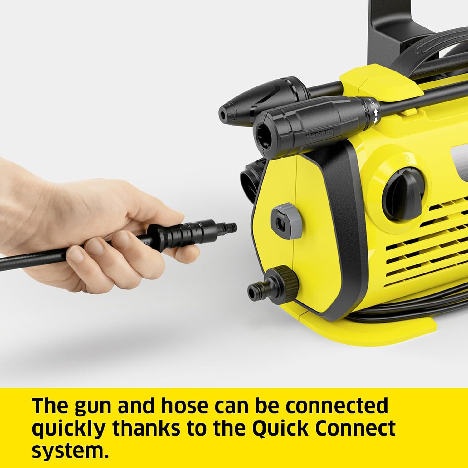Detalle de Kärcher K 3 Horizontal Pressure Washer – Practical and Lightweight Clean for Everyday Tasks