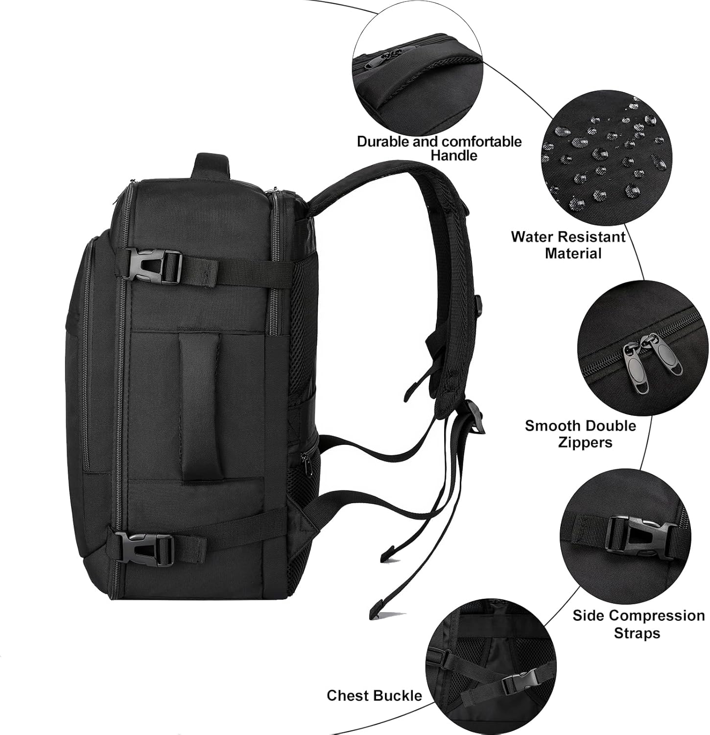 Thumbnail 4 de ENZOSUM Mochila Cabina 40x20x25