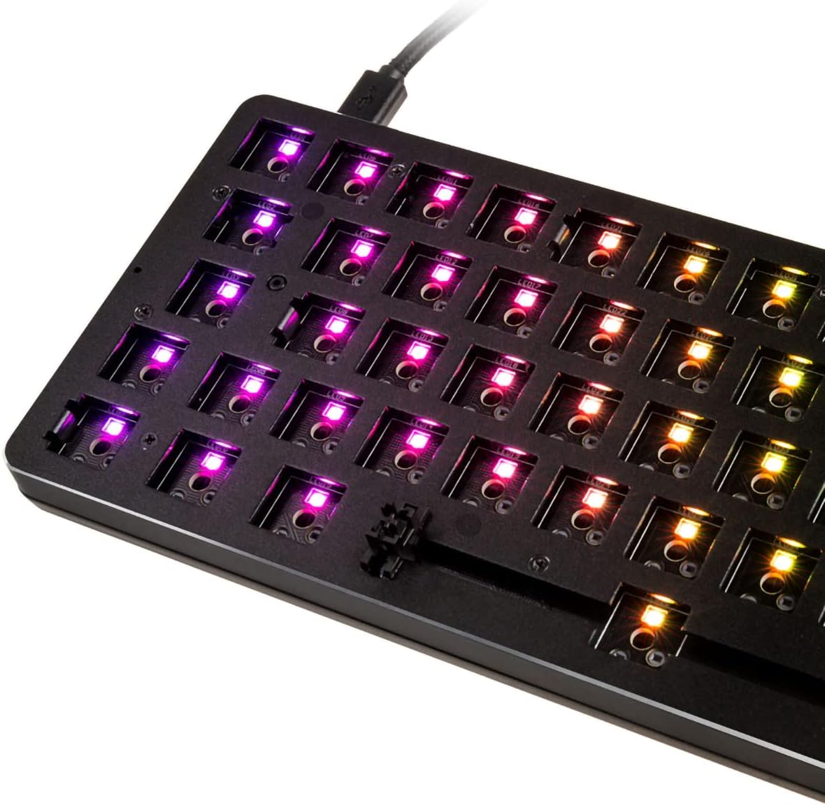 Thumbnail 5 de Glorious Gaming GMMK TKL 85% Barebones (Frame Only) Hot-swap Mechanical Keyboard, Per-key RGB, ISO Layout (Black)