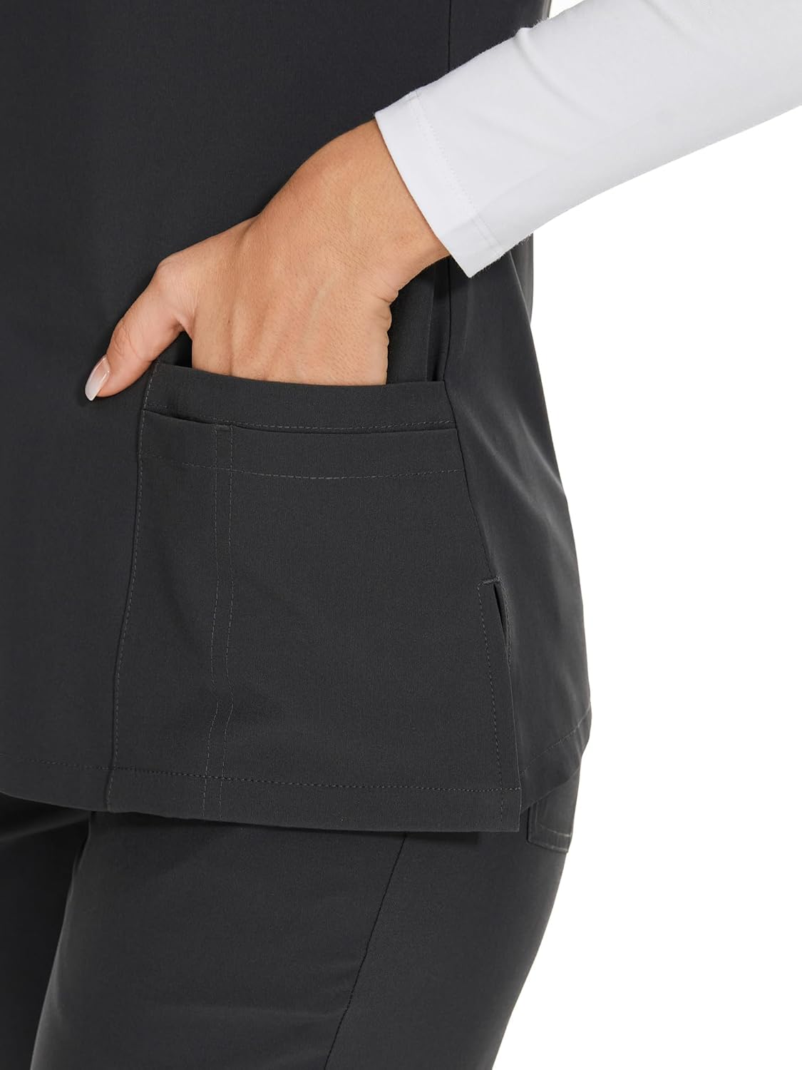 Thumbnail 3 de COZYFIT Scrubs for Women Set — Stretch V-Neck Scrub Top & Jogger Pants with 8 Pockets