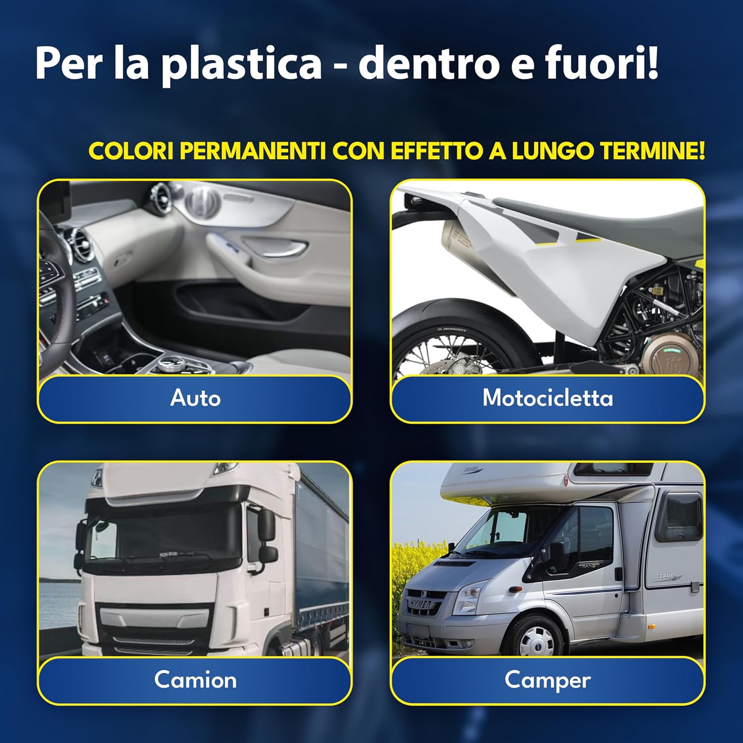 Thumbnail 4 de ATG Colorante Plastica bianco – Ravviva e protegge le superfici in plastica