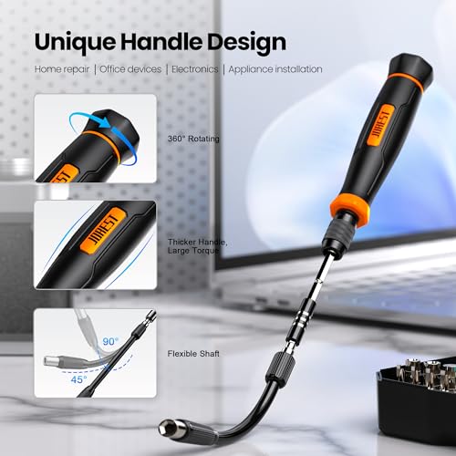 Detalle de JOREST 152 en 1 Kit de Tournevis de Précision — Ensemble magnétique pour réparations électroniques et petits appareils