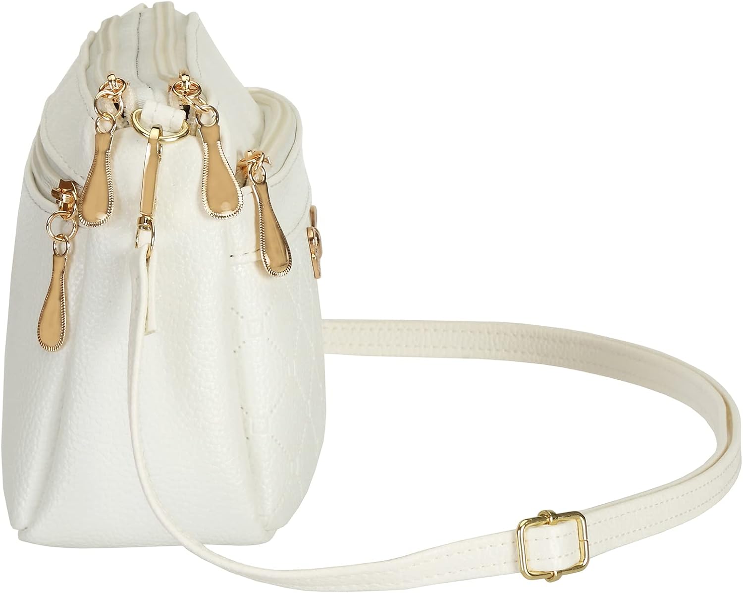 Detalle de Damen Umhängetasche Kleine Elegant Geprägtes Muster – PU-Leder, leichte Schultertasche