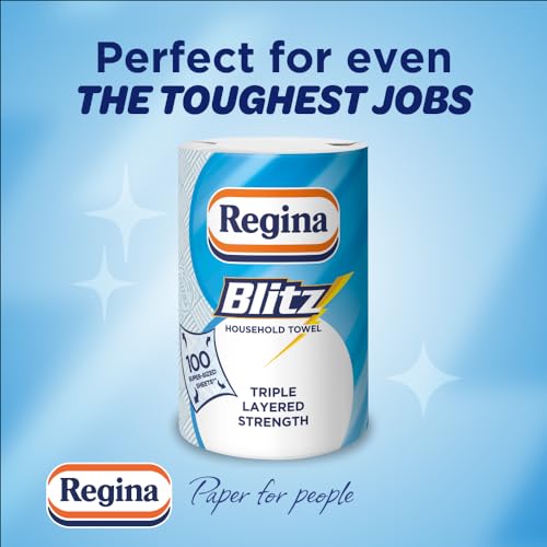 Detalle de Regina Blitz 8 Rolls of 3-Ply Household Towel