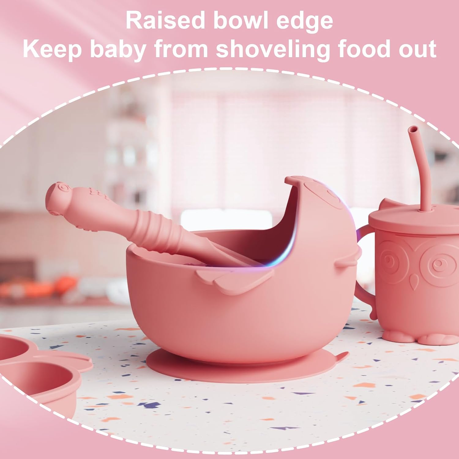 Detalle de Silicone Baby Feeding Set, 10-Piece