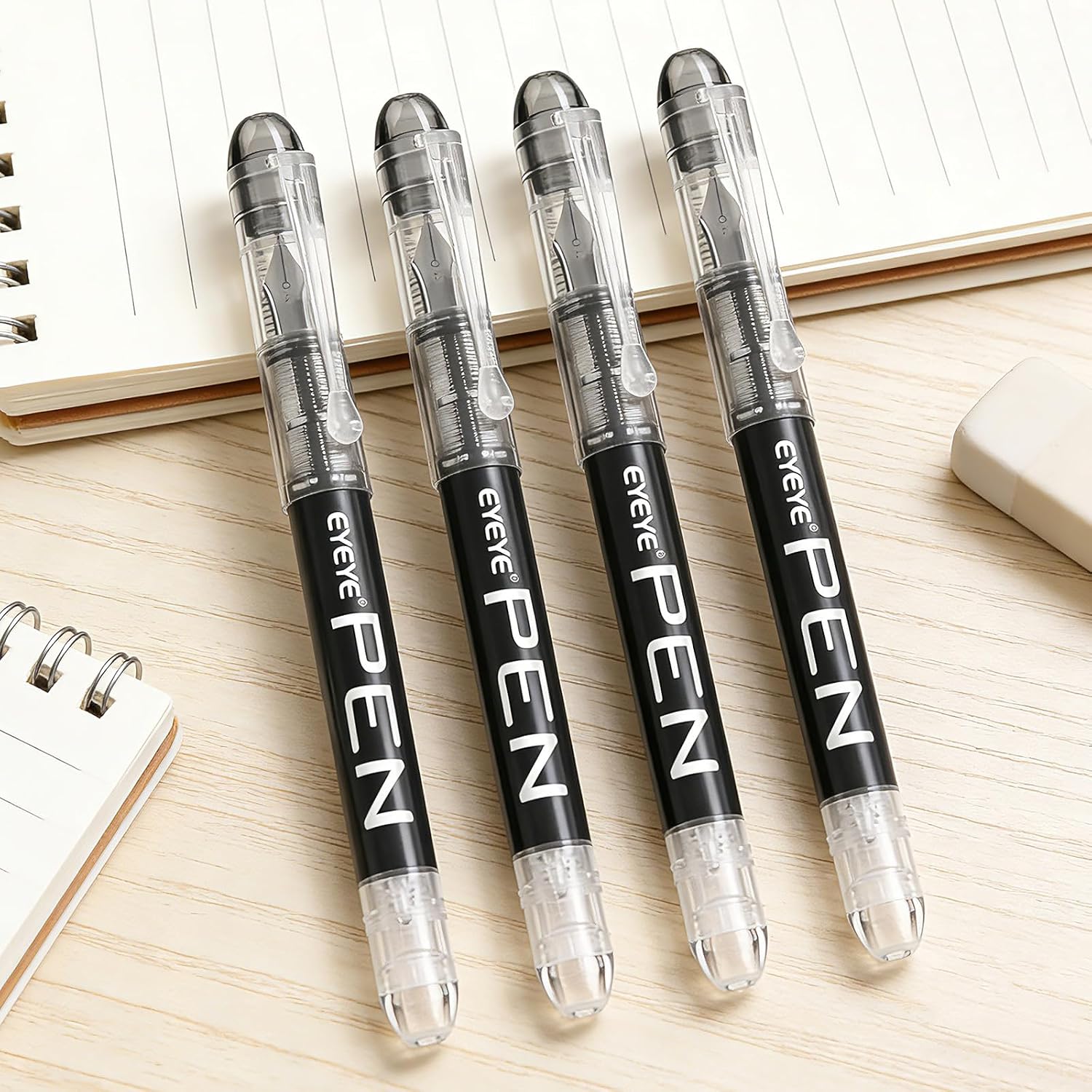 Detalle 1 de EYEYE Disposable Fountain Pens, 9-Pack