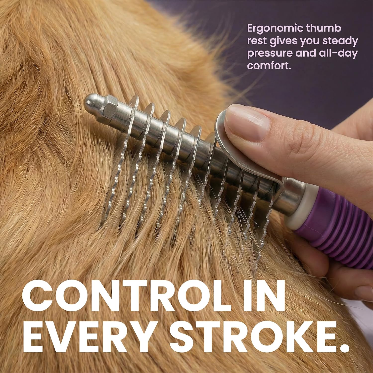 Thumbnail 5 de Poodle Pet Dematting Comb, 2.5-inch blades