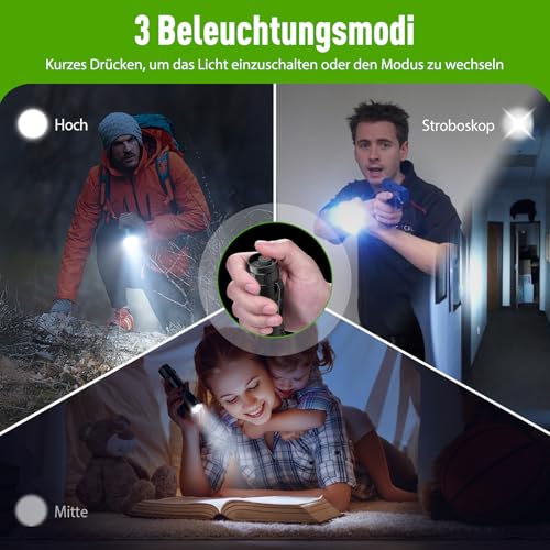 Detalle de GEARLITE Lampe Torche Rechargeable 2 Pièces: Puissance et Précision au Poing