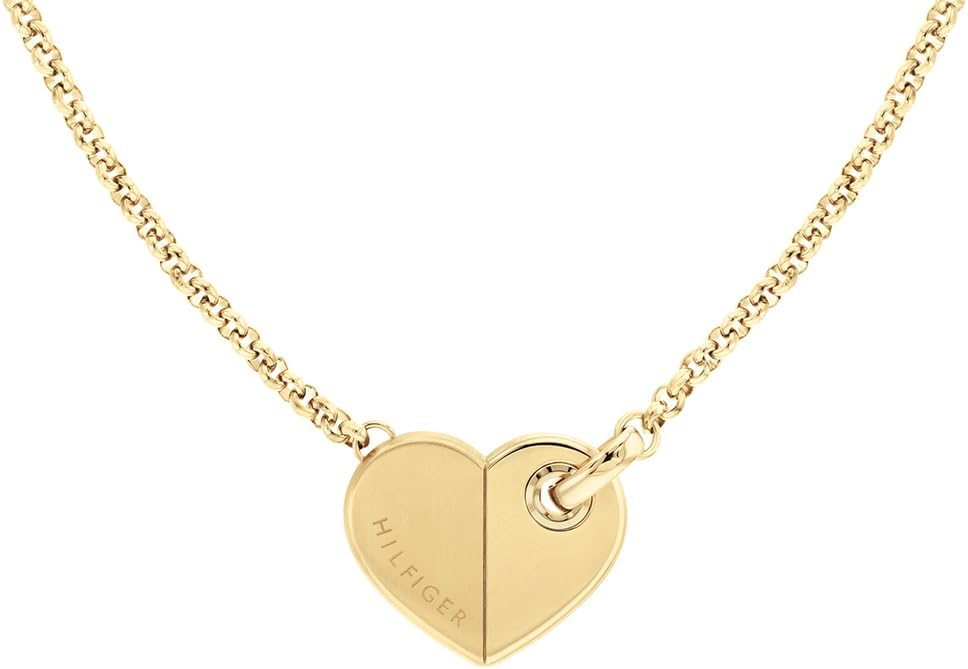 Thumbnail 1 de Tommy Hilfiger Jewelry Collana a catena da donna in Acciaio Inossidabile con Pendente a Cuore – versione Oro o Argento