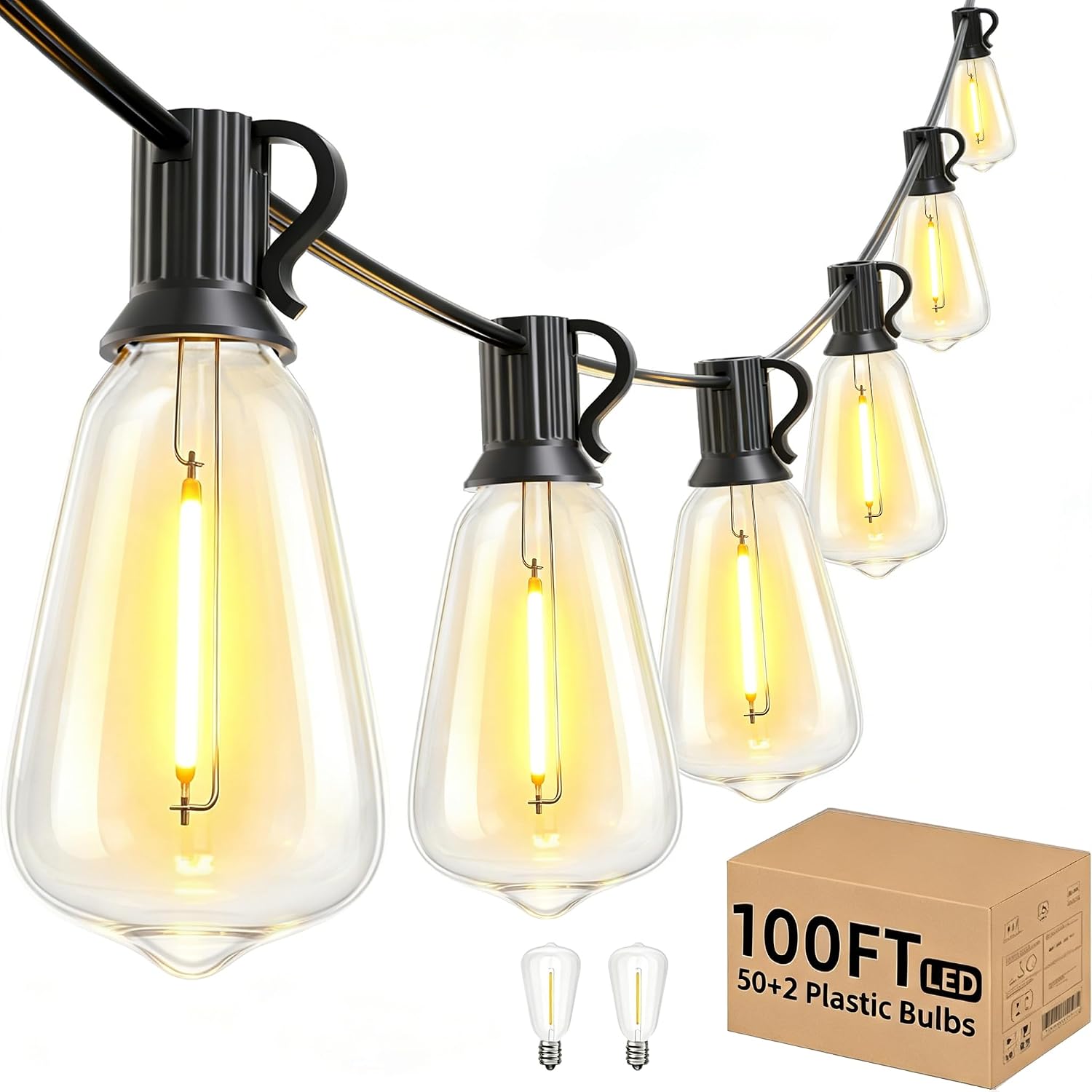 Detalle de Svater Outdoor String Lights 100 FT