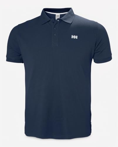 Detalle 2 de Helly Hansen Driftline Polo: polo da uomo a maniche corte per sport e tempo libero in Navy