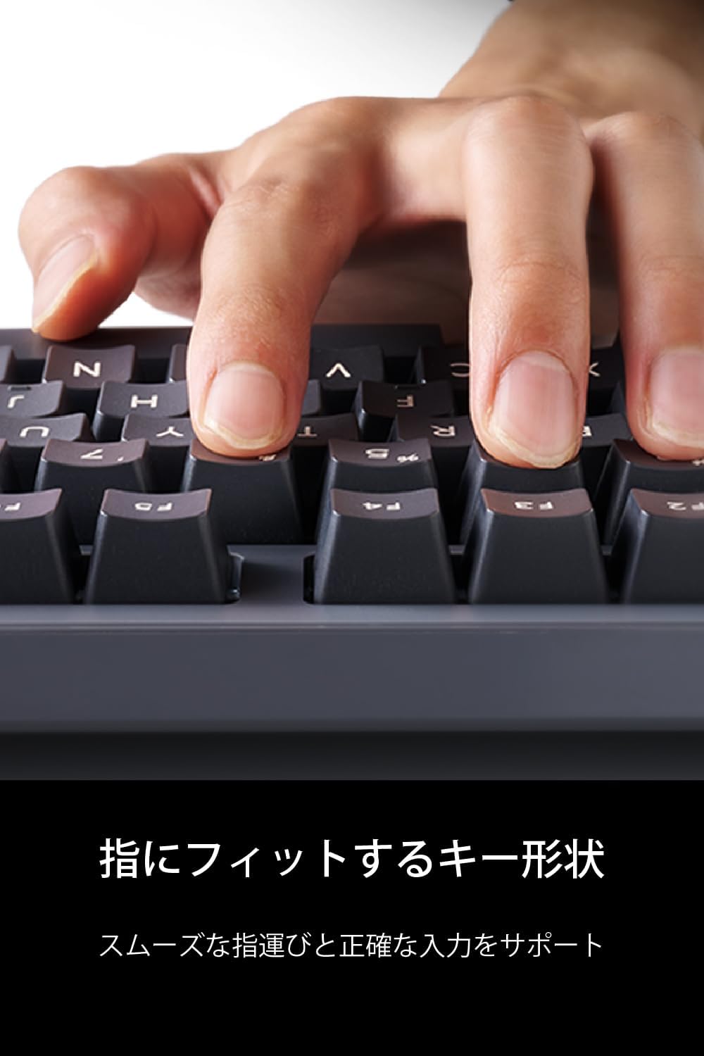 Detalle de エレコム TK-MC50UKLGY/EC Leggero 有線フルサイズメカニカルキーボード 赤軸・Nキーロールオーバー対応