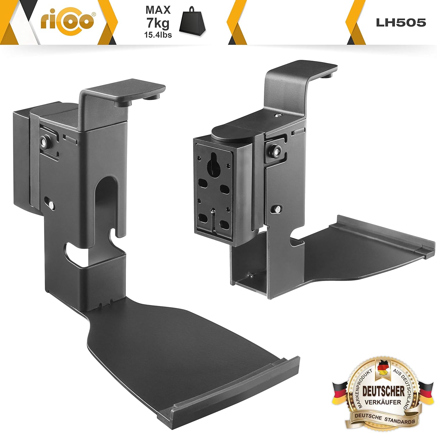 Detalle 2 de RICOO LH505 für SONOS Play:5 7 kg Wandhalter