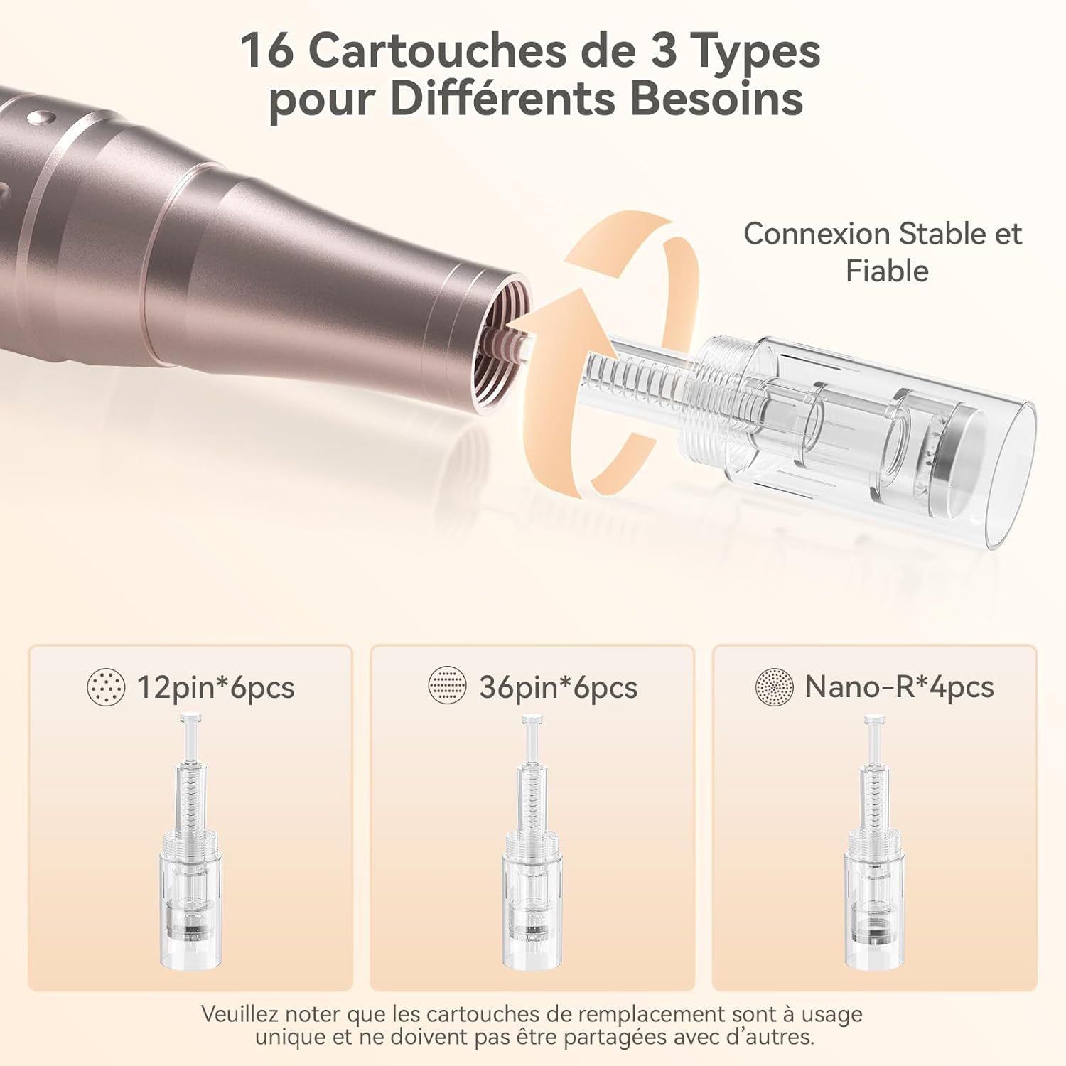 Detalle 2 de QUELLE Dermapen Microneedling Pro avec écran LED