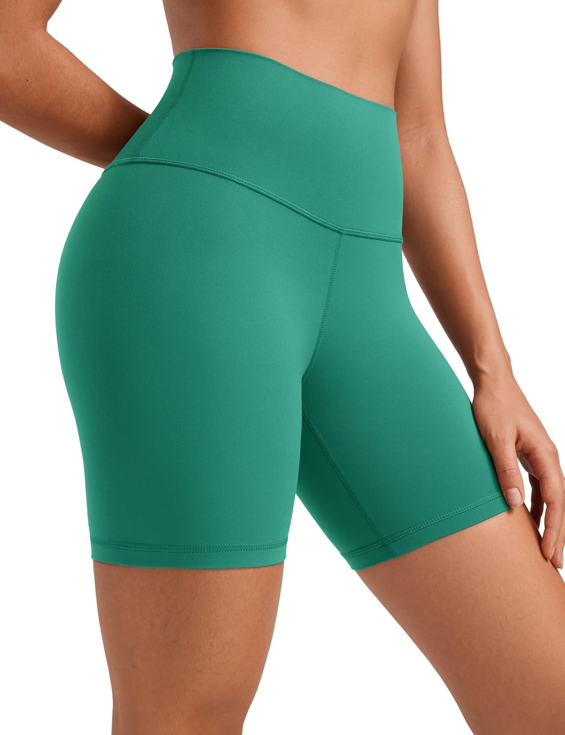 Detalle de CRZ YOGA Butterluxe : shorts de yoga taille haute pour femme (10/15/20 cm)