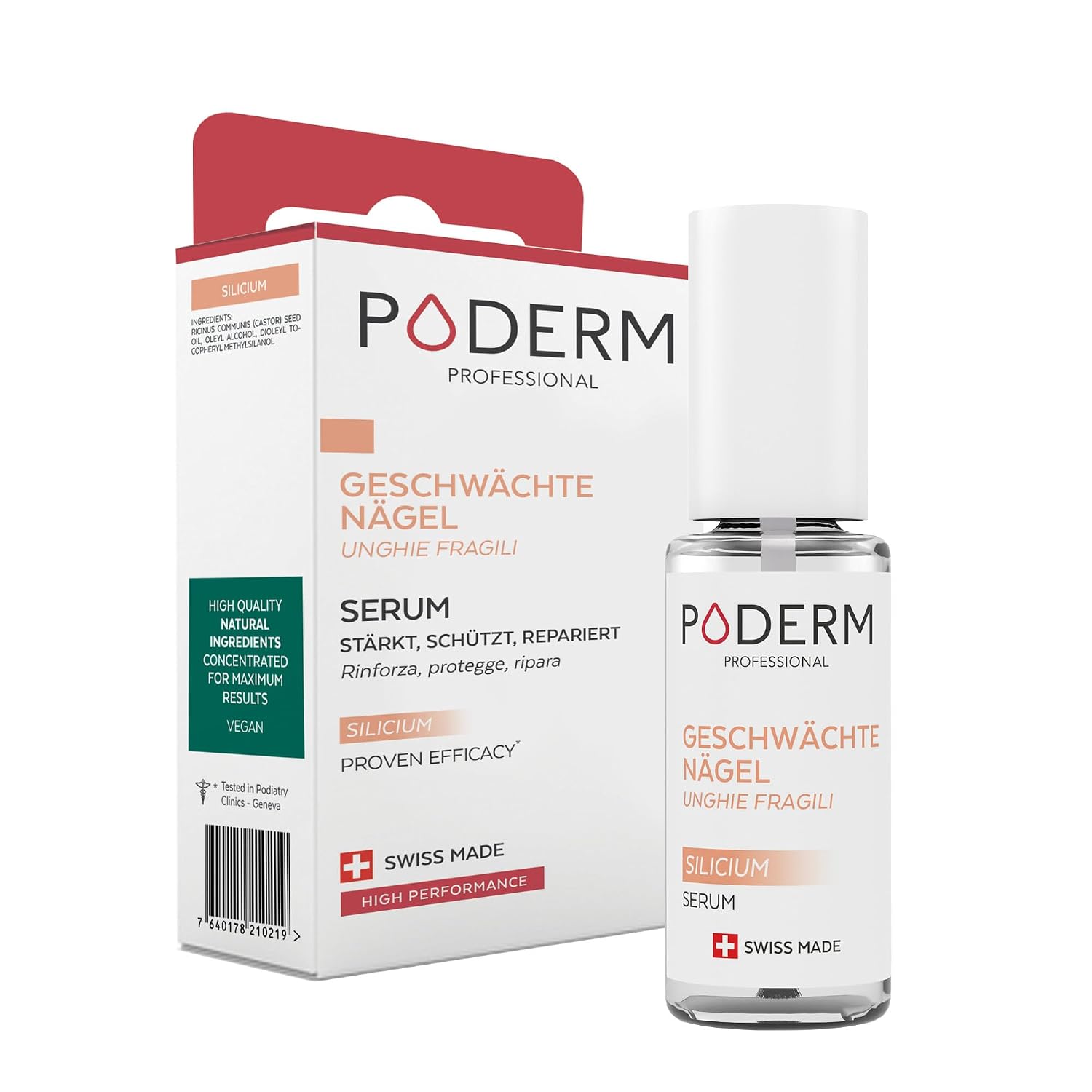 PODERM Serum Silicium 100% natürlich für Nägel