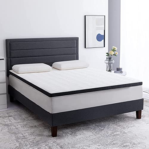 Detalle 2 de Amazon Basics Colchón Viscoelástico Topper 180x200 cm