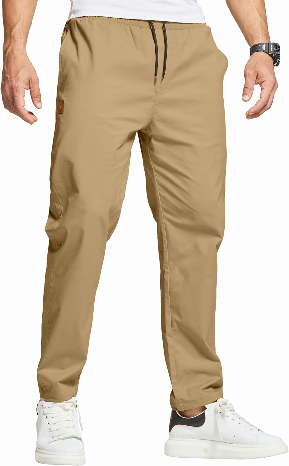 Thumbnail 3 de ZOXOZ Herren Cargo Chino Hose – Freizeithose mit elastischer Taille und verstärkten Taschen