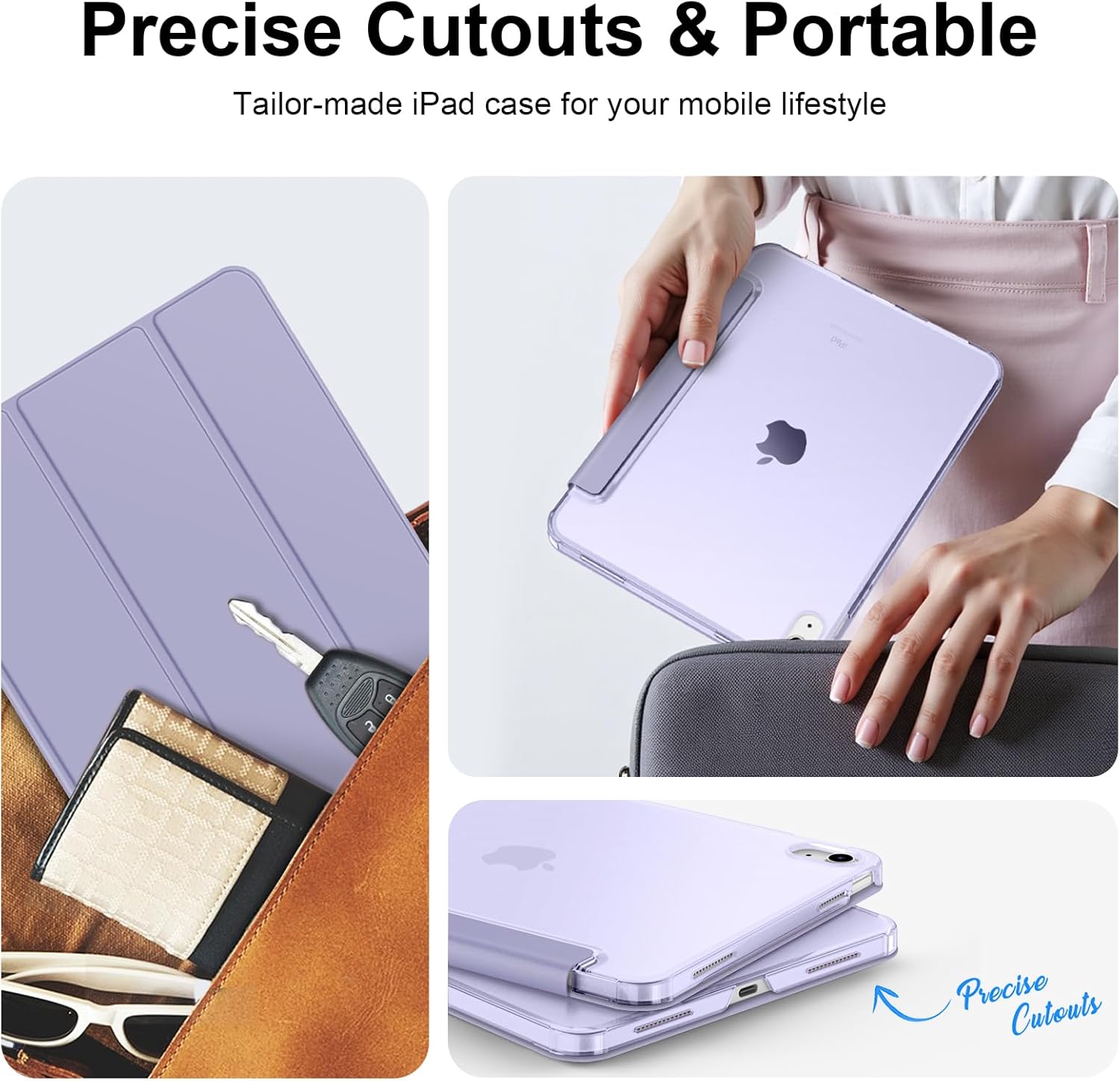 Thumbnail 5 de FINTIE Ultra Slim Case for iPad (A16) 11th Gen / iPad 10th Gen 10.9in – Lilac Purple