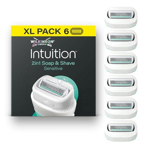 Imagen de Wilkinson Sword Intuition Soap & Shave Sensitive – 6 Ersatzklingen en OfertitasTOP
