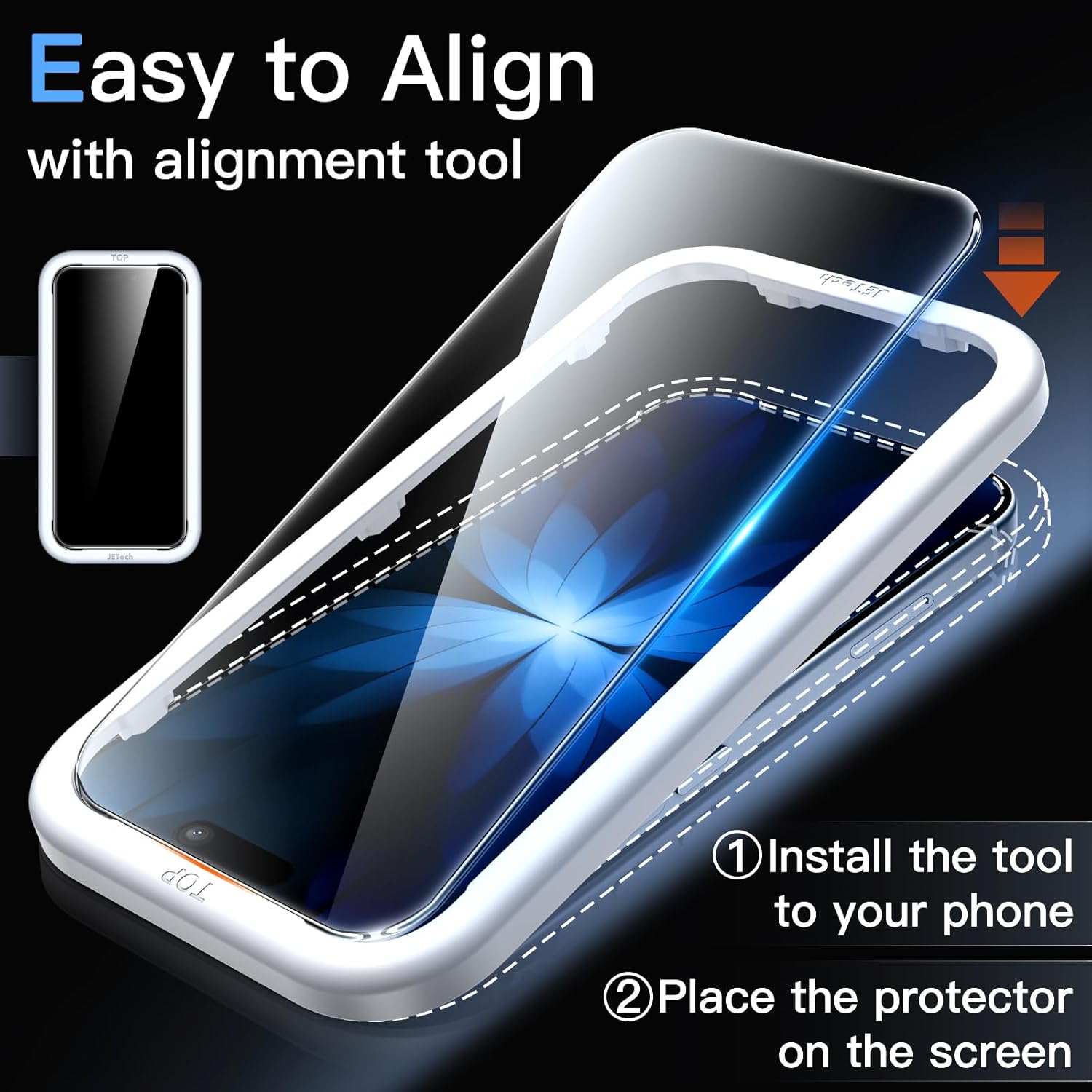 Thumbnail 3 de JETech Screen Protector for iPhone 17 6.3-Inch