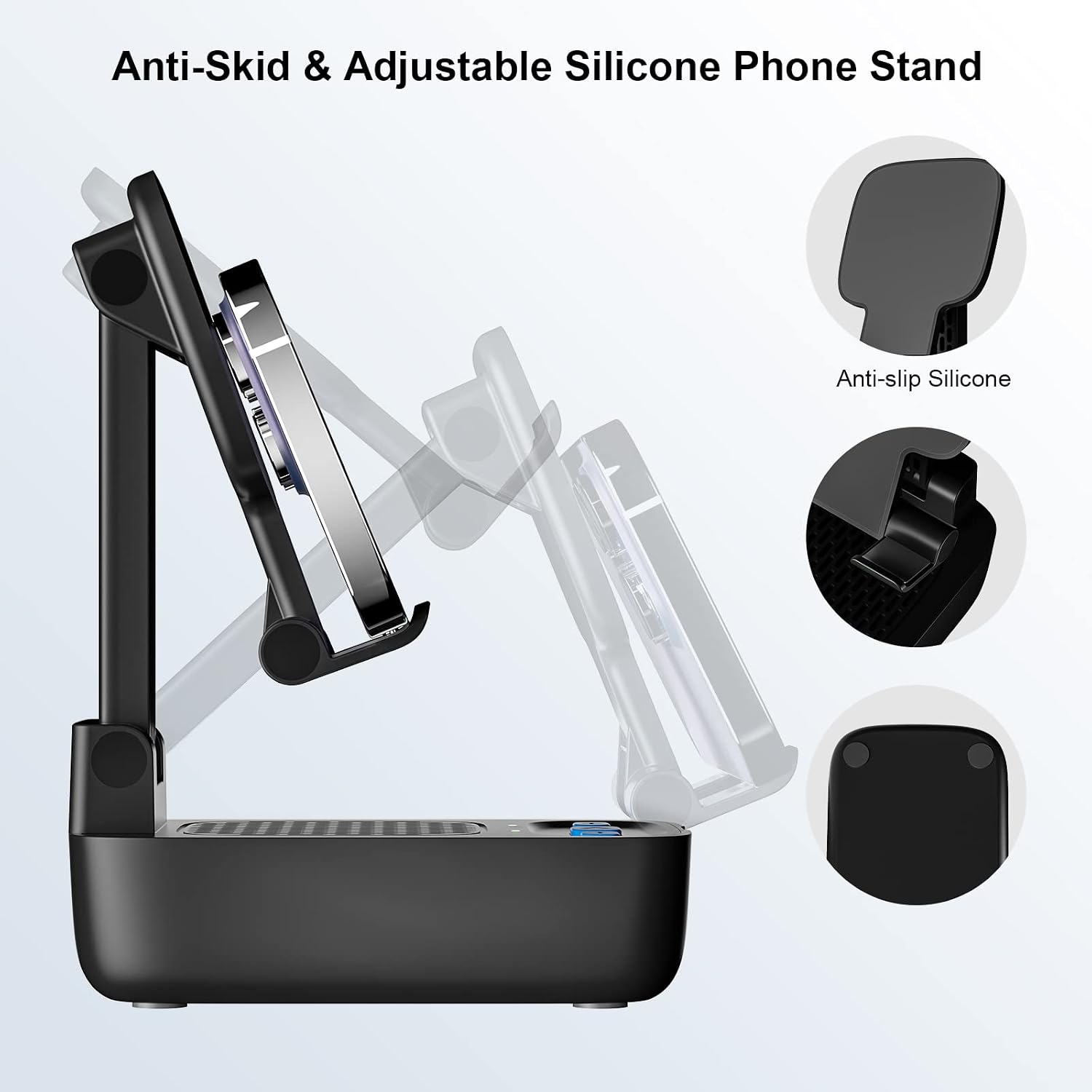 Thumbnail 1 de Comiso Phone Stand with Bluetooth Speaker, X8