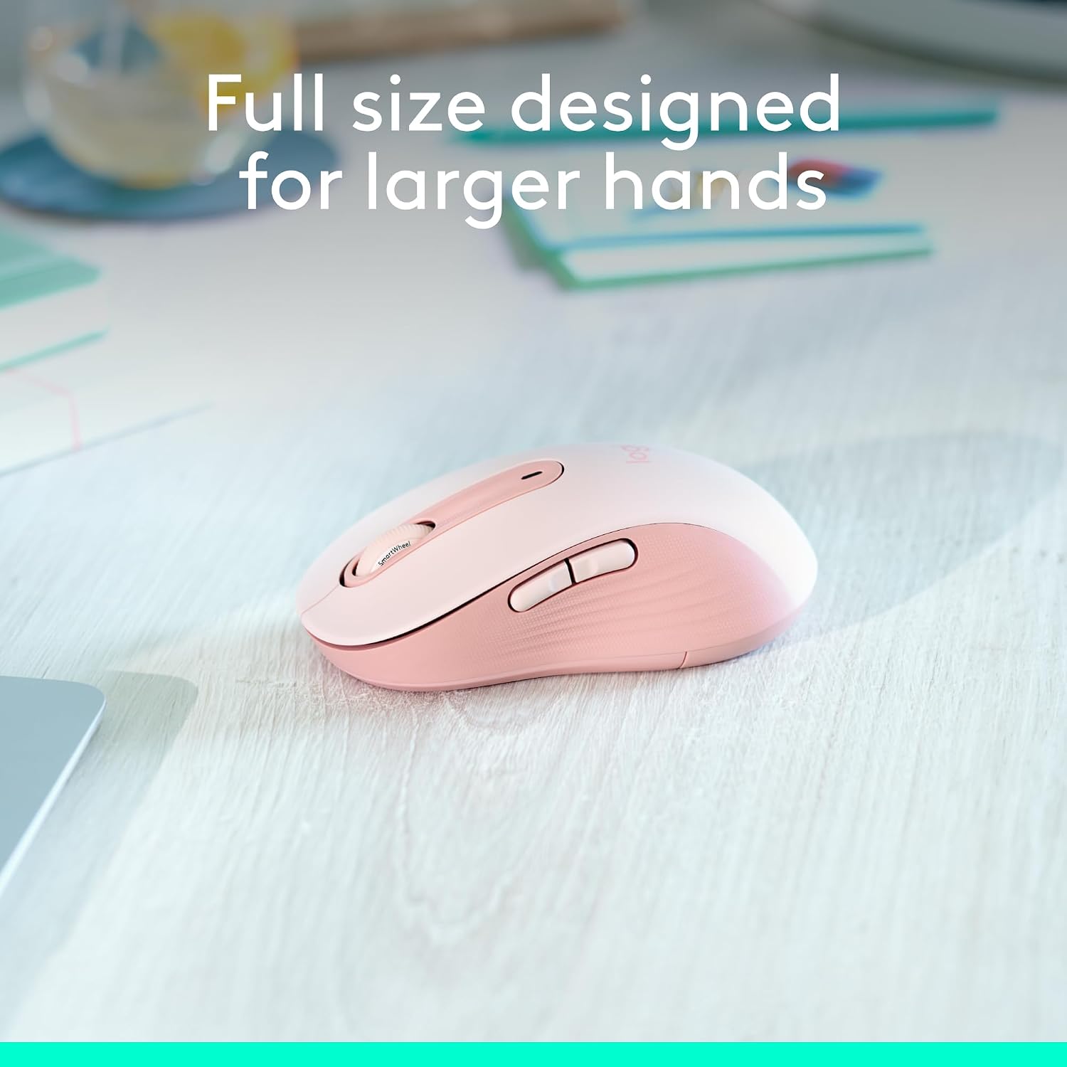 Detalle de Logitech Signature M650 L (910-006265) Wireless Mouse, Large, SilentTouch