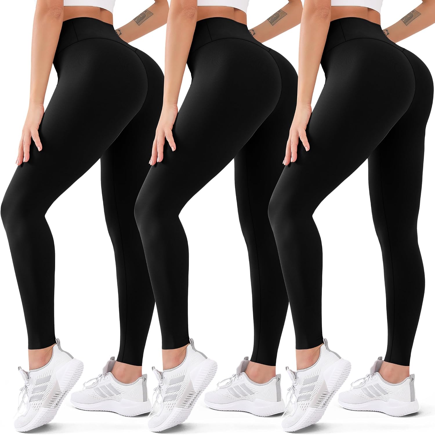 Thumbnail 6 de Women's Yoga Leggings 3-Pack